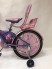 Велосипед дитячий двоколісний Racer-girl фіолетовий колеса 18''