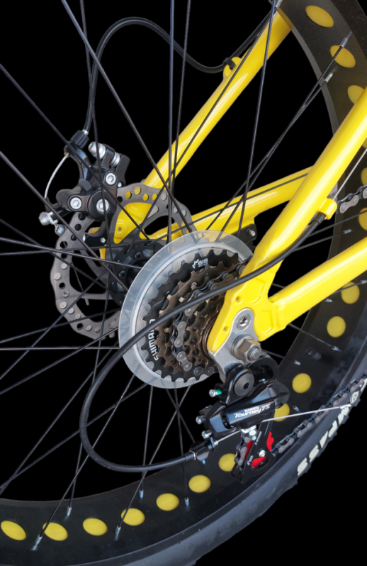 Гірський велосипед Hammer JUPITER FATBIKE жовтий колеса 26''