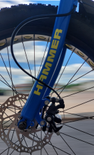 Гірський велосипед Hammer JUPITER FATBIKE синій колеса 24''