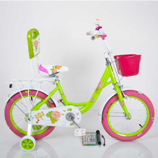 Велосипед дитячий двоколісний ROSES 16" Green зелений