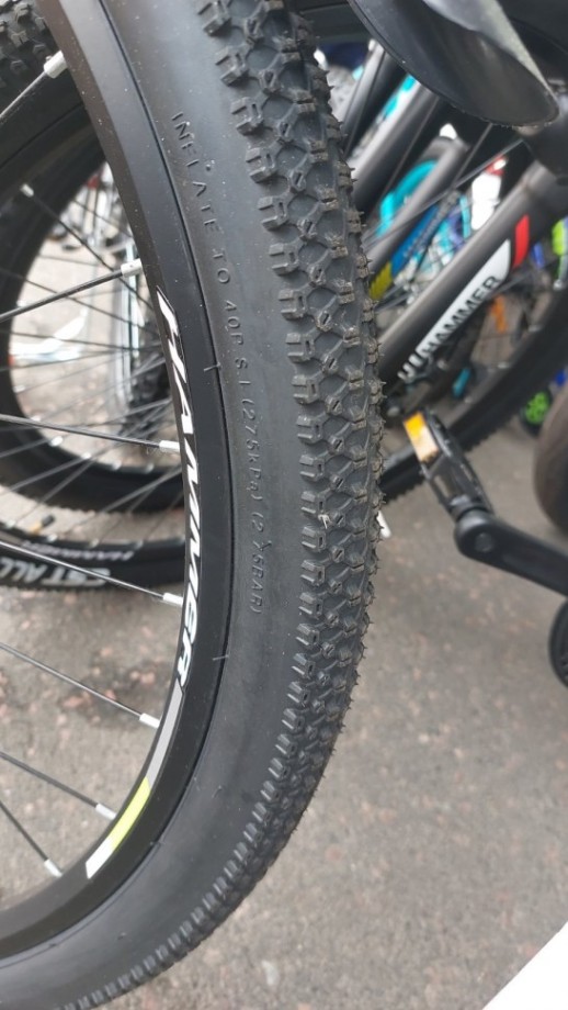 Гірський велосипед S200 HAMMER біло-червоний колеса 29’’х2,25 рама 19’’