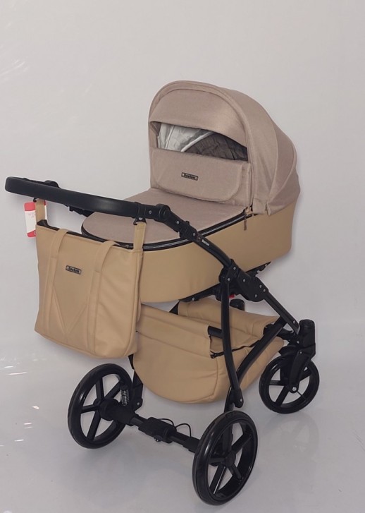 Коляска дитяча BOSTON 2В1 екошкіра текстиль