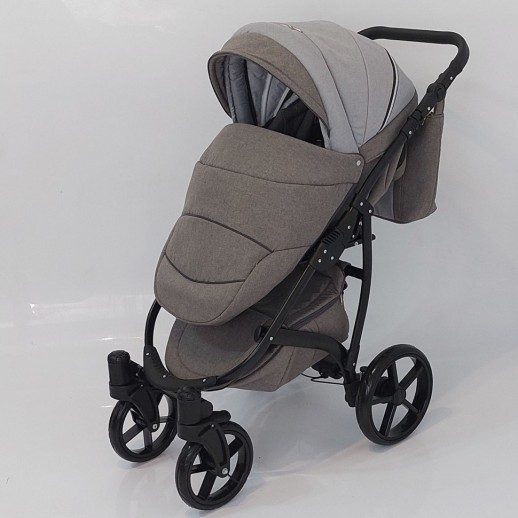 Коляска дитяча BOSTON 2В1 екошкіра текстиль