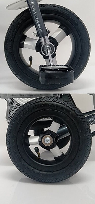 Велосипед дитячий триколісний WS862AW-M Сірий (світиться фара)колесо  8/10
