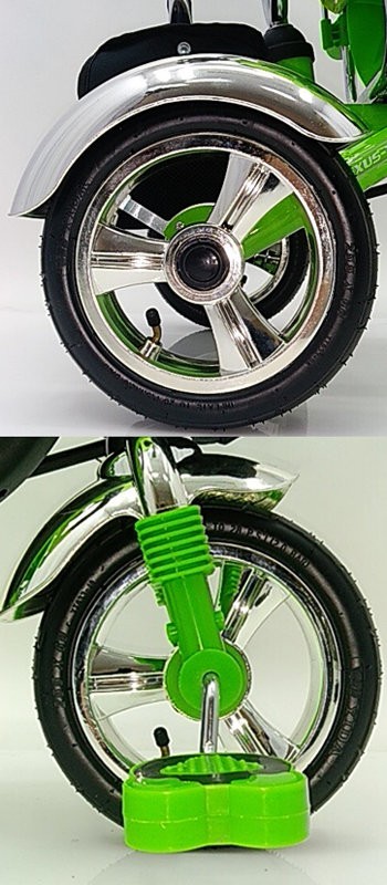 Велосипед дитячий триколісний  Lexus-Trike LX-570 air wheels зелений  