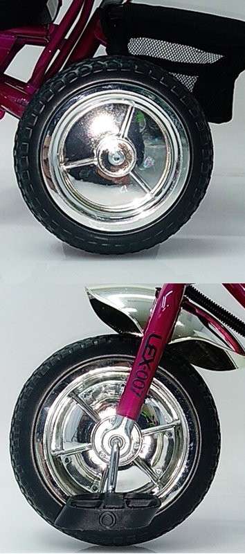 Велосипед дитячий триколісний Lex-007 (10/8 EVA wheels) Violet фіолетовий