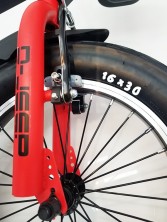 Велосипед двоколісний дитячий D-JEEP 16'' чорно-червоний