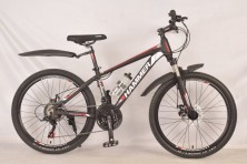 Гірський велосипед Hammer NEW S200 чорно-червоний колеса 27.5'' рама 18'' промпідшипник