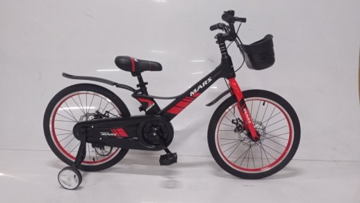 Велосипед дитячий двоколісний Mars-2 Evolution 20 дюймів чорно-червоний