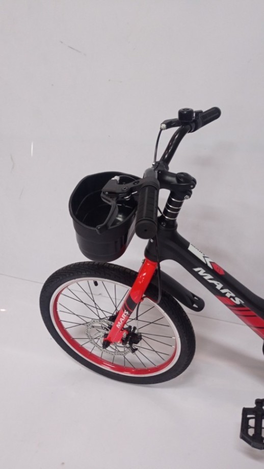 Велосипед дитячий двоколісний Mars-2 Evolution 20 дюймів чорно-червоний