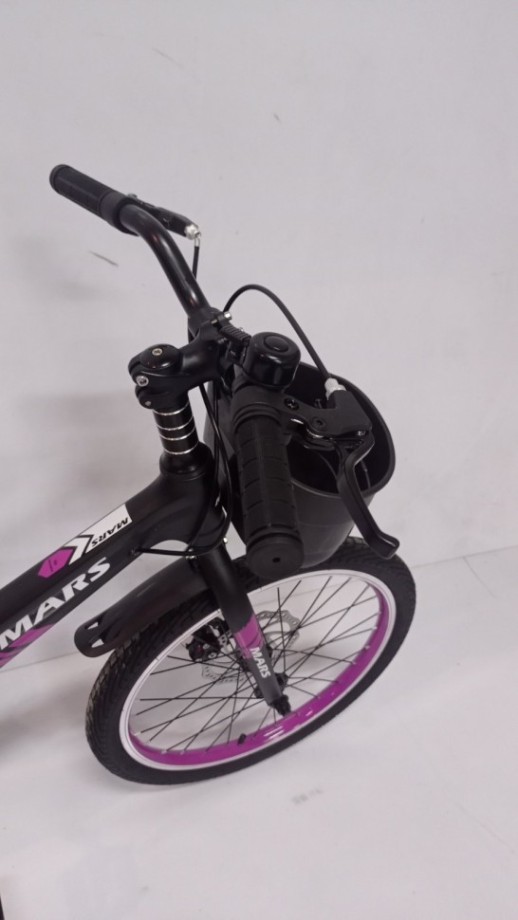 Велосипед дитячий двоколісний Mars-2 Evolution 20 дюймів чорно-фіолетовий