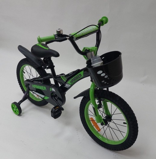 Велосипед дитячий двоколісний Hammer Smart H2021 зелений 20 дюймів