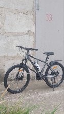 Гірський велосипед DYNA D50 сірий колеса 24'' рама 16''
