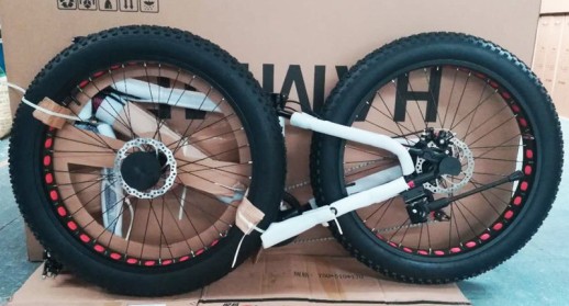 Велосипед "S800 HAMMER EXTRIME" Колёса 24’’х4,0. Алюминиевая рама 15’’ Чёрно-красный