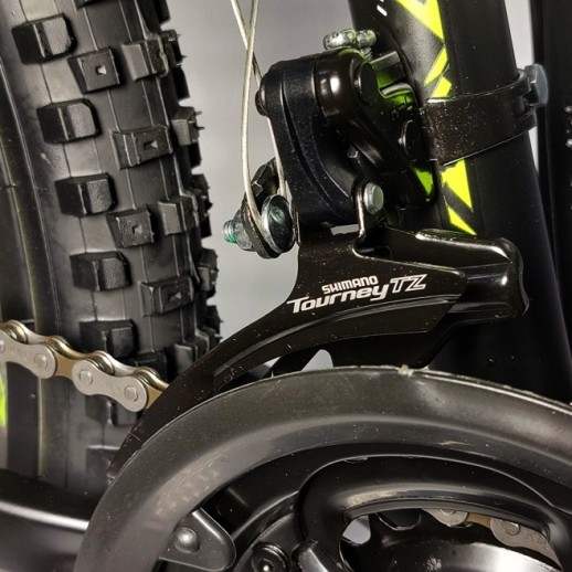 Гірський велосипед S300 BLAST чорно-зелений колеса 27.5'' рама 18''