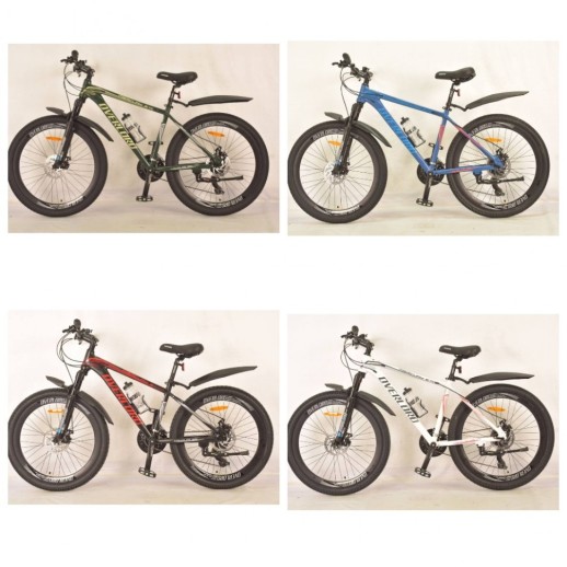 Гірський велосипед S700 Mercury OVERLORD зелений колеса 24'' рама 14'' промпідшипник