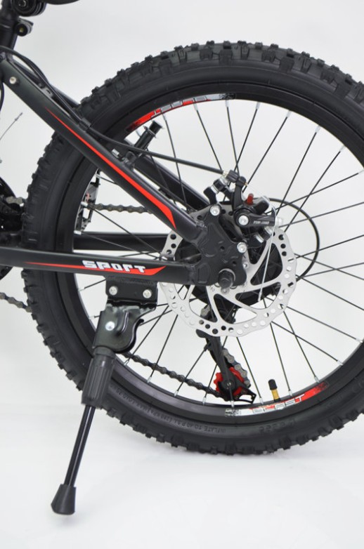 Гірський велосипед S300 BLAST чорно-червоний колеса 20'' рама 11''