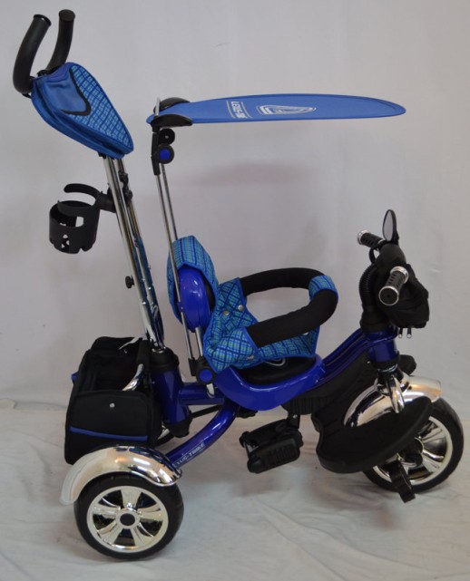 Велосипед дитячий триколісний Lexus-Trike LX-600 eva wheels Blue синій