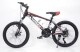 Гірський велосипед S200 HAMMER чорно-червоний колеса 20''х2,25, рама 12''