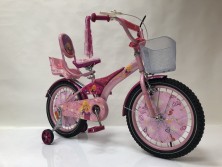 Велосипед дитячий двоколісний Racer-girl рожевий колеса 18''